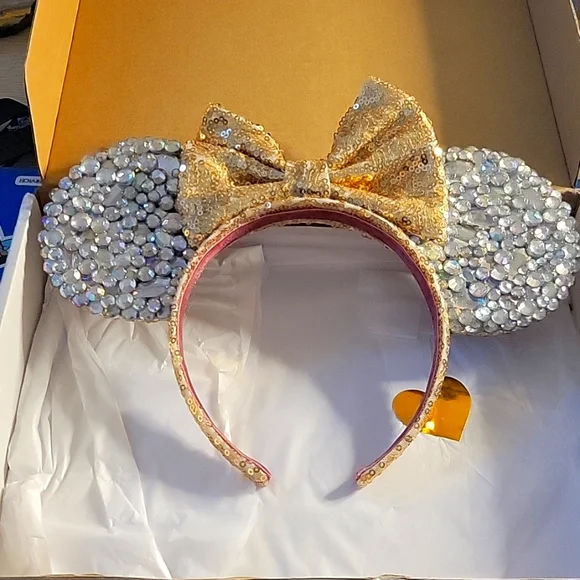 Crystal Mickey Head: Handmade Disney Ears Mickey Mouse Crystal Ears - Etsy main image 4